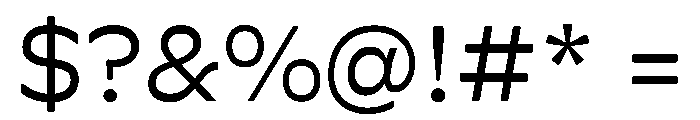 HatchSans Light Instance Font OTHER CHARS