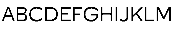 HatchSans Light Instance Font UPPERCASE