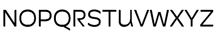 HatchSans Light Instance Font UPPERCASE