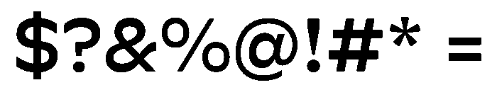 HatchSans Medium Instance Font OTHER CHARS