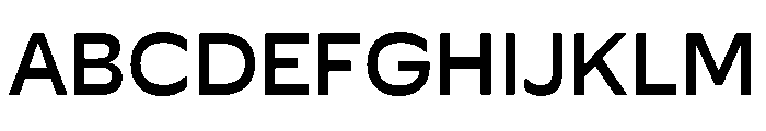 HatchSans Medium Instance Font UPPERCASE