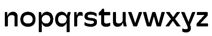 HatchSans Medium Instance Font LOWERCASE