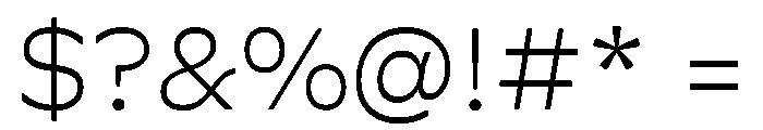 HatchSans Notfordesktopuse Instance Font OTHER CHARS
