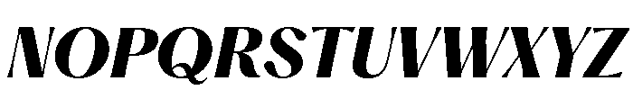 Hatton Bold Italic Font UPPERCASE