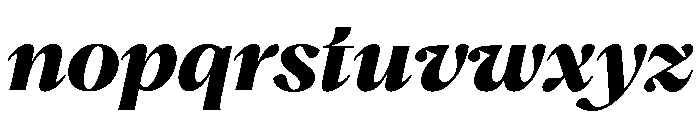Hatton Bold Italic Font LOWERCASE