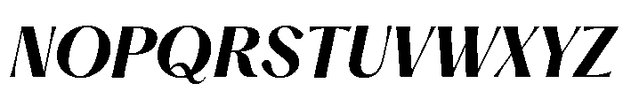 Hatton Semibold Italic Font UPPERCASE