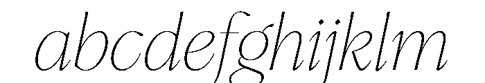 Hatton Thin Italic FONT