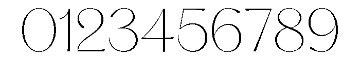 Hatton Thin Font OTHER CHARS