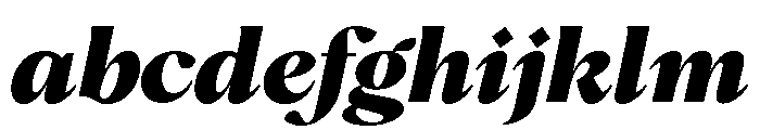 Hatton Ultrabold Italic FONT