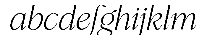 Hatton Ultralight Italic FONT