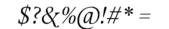 Haultin BlondItalic Font OTHER CHARS