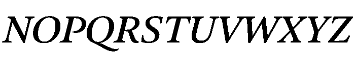 Haultin MediumItalic Font UPPERCASE