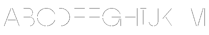Hauser 10Hairline Font UPPERCASE