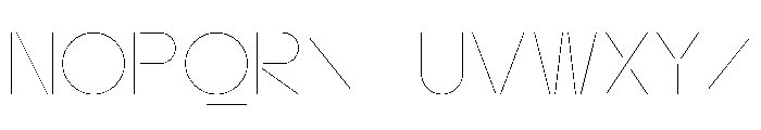 Hauser 10Hairline Font UPPERCASE