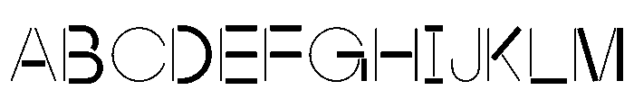 Hauser 20 80Multiform Font UPPERCASE