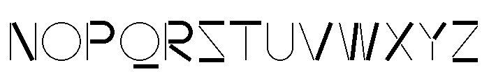 Hauser 20 80Multiform Font UPPERCASE