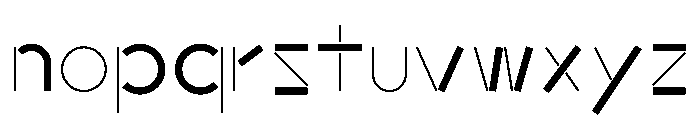 Hauser 20 80Multiform Font LOWERCASE