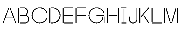 Hauser 40Light Font UPPERCASE