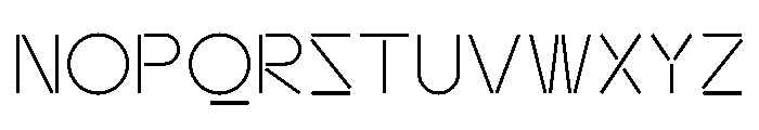 Hauser 40Light Font UPPERCASE