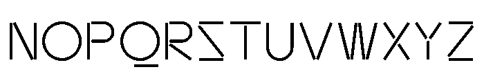 Hauser 60Regular Font UPPERCASE