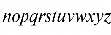 Hafiz Oblique Font LOWERCASE
