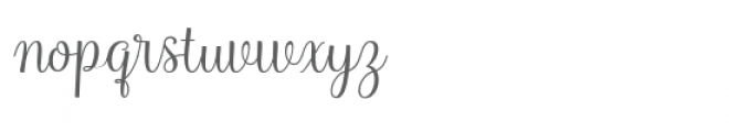 Harland Script Font LOWERCASE