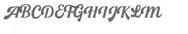 Harsey Rough Font UPPERCASE