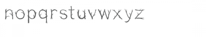 haunted forest font Font LOWERCASE