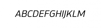 Hackman Medium Italic Font UPPERCASE