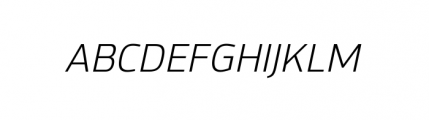 Hackman Regular Italic Font UPPERCASE