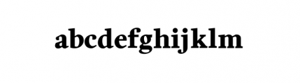 Harfang Black Font LOWERCASE