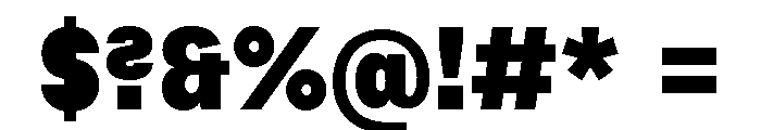 Habitas Black Font OTHER CHARS