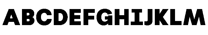 Habitas Black Font UPPERCASE