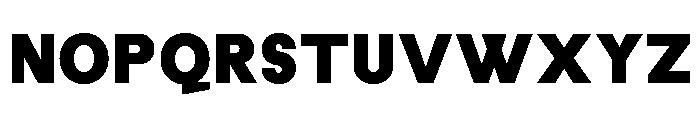Habitas Black Font UPPERCASE