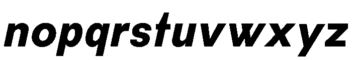 Habitas Bold Italic Font LOWERCASE