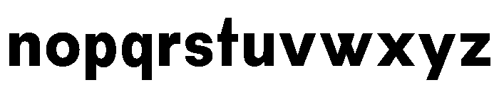 Habitas Bold Font LOWERCASE