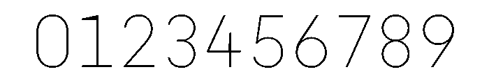 Habitas Hairline Font OTHER CHARS