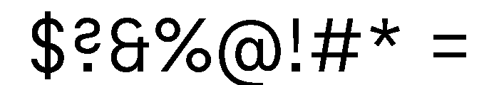 Habitas Light Font OTHER CHARS