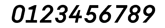 Habitas Medium Italic Font OTHER CHARS
