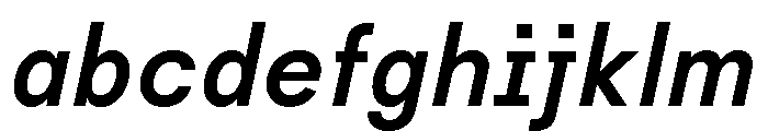 Habitas Medium Italic FONT