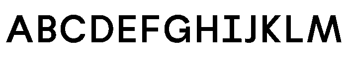 Habitas Medium Font UPPERCASE