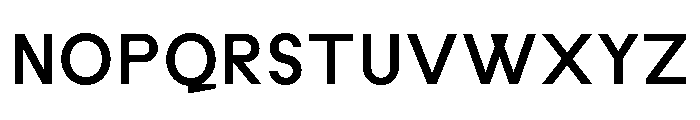 Habitas Medium Font UPPERCASE