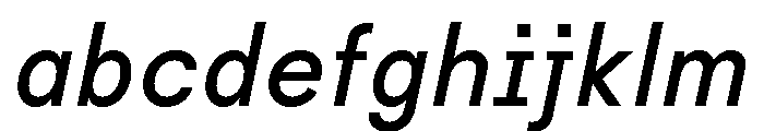 Habitas Regular Italic FONT