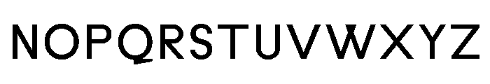 Habitas Regular Font UPPERCASE