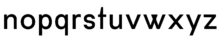 Habitas Regular Font LOWERCASE
