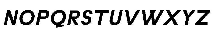 Habitas Semi Bold Italic Font UPPERCASE