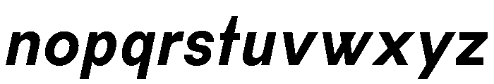 Habitas Semi Bold Italic Font LOWERCASE
