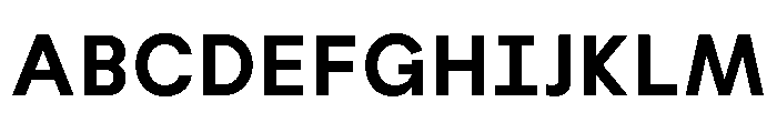 Habitas Semi Bold Font UPPERCASE