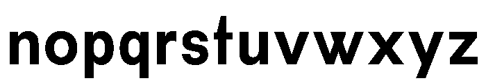 Habitas Semi Bold Font LOWERCASE