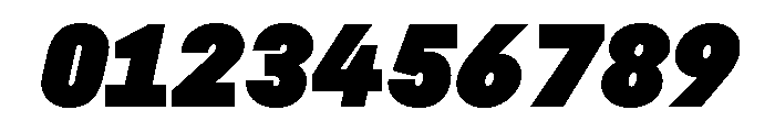 Habitas Super Italic Font OTHER CHARS